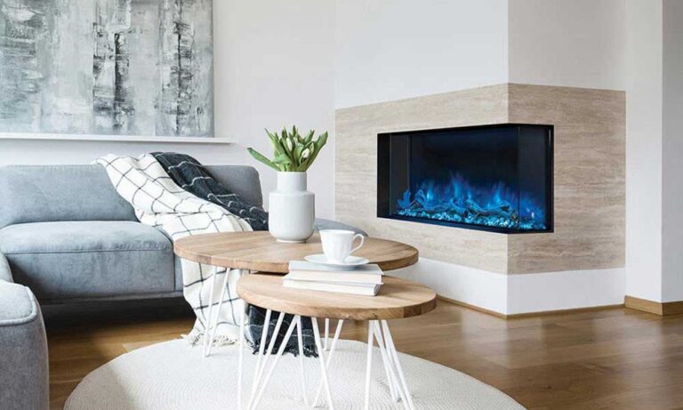 Mid-Century-Modern-Fireplace